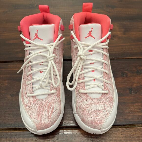 Air Jordan 12 Retro GS Arctic Pink Punch Shoes - Picture 4 of 9